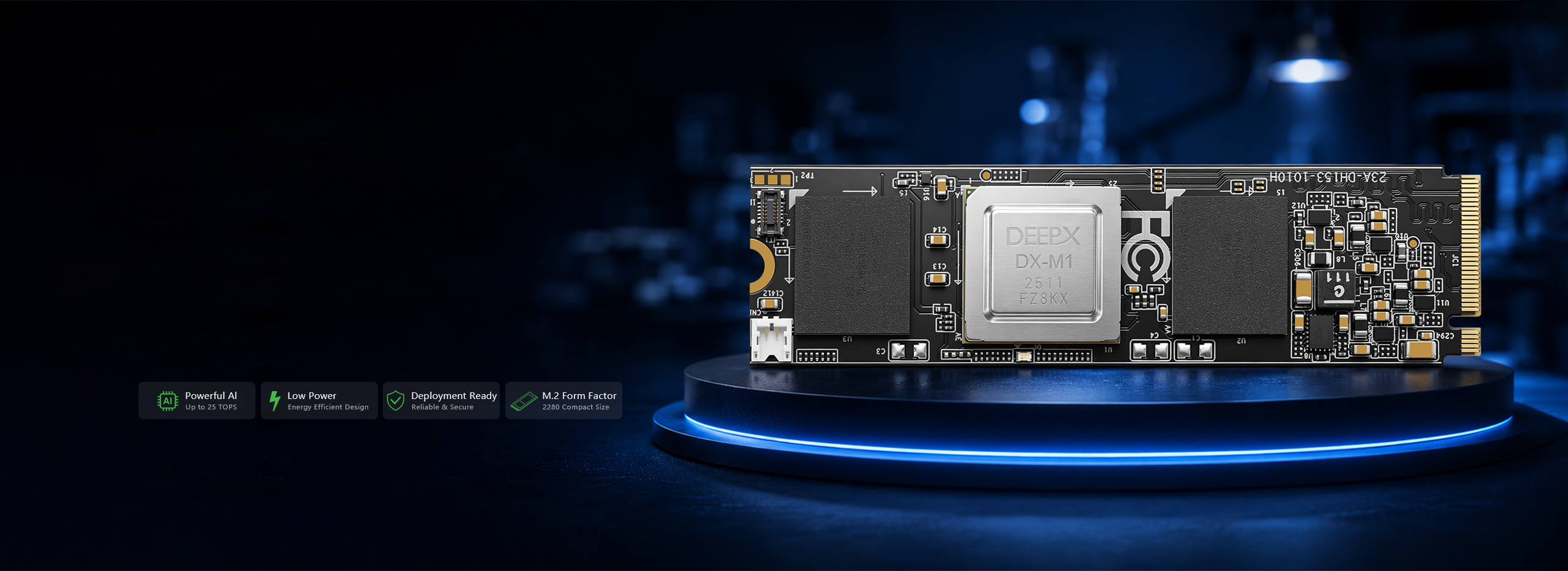 DEEPX DX-M1 M.2 AI加速模块